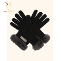 Gros hiver Mesdames en gros main gants en cachemire pleine doigts gants